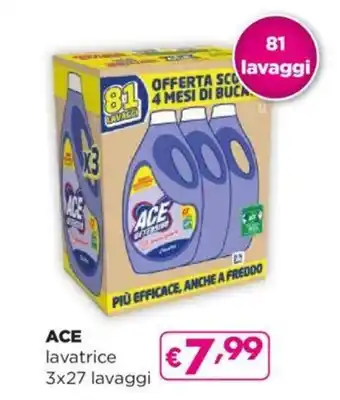 Acqua & Sapone ACE lavatrice 3x27 lavaggi offerta