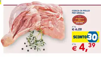 Esselunga COSCIA DI POLLO PER GRIGLIA offerta
