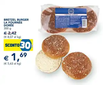 Esselunga BRETZEL BURGER LA FOURNÉE DORÉE 300 g offerta