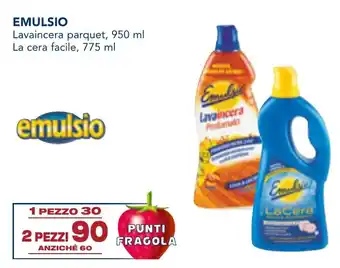 Esselunga EMULSIO Lavaincera parquet, 950 ml La cera facile, 775 ml offerta