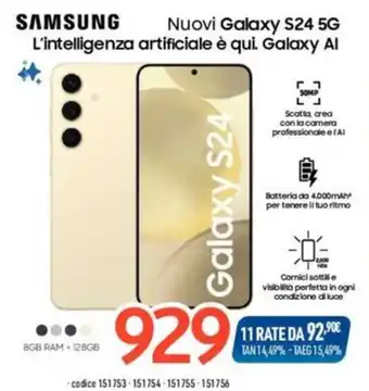 Elettrosintesi SAMSUNG Galaxy S24 offerta