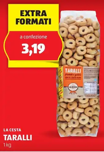 ALDI LA CESTA TARALLI 1 kg offerta