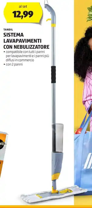 ALDI TANDIL SISTEMA LAVAPAVIMENTI CON NEBULIZZATORE offerta