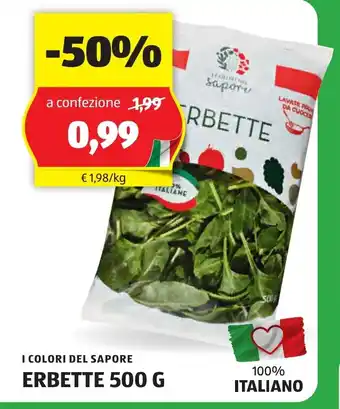 I COLORI DEL SAPORE ERBETTE 500 G