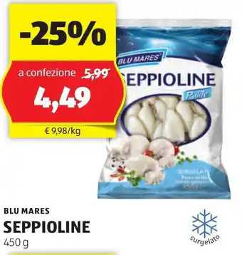 ALDI BLU MARES SEPPIOLINE 450 g offerta
