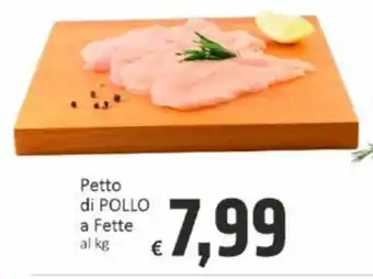 Paghi Poco Petto di POLLO a Fette al kg offerta