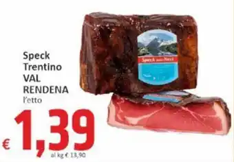 Speck Trentino VAL RENDENA l'etto