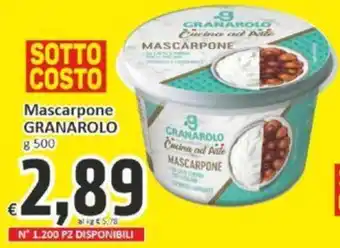Paghi Poco Mascarpone GRANAROLO g 500 offerta