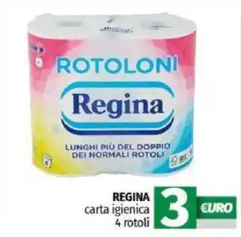 REGINA carta igienica 4 rotoli
