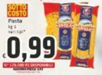 Paghi Poco Pasta kg 1 offerta