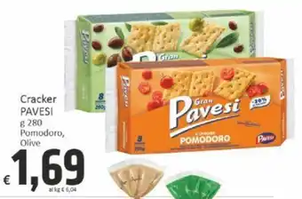 Paghi Poco Cracker PAVESI g 280 Pomodoro, Olive offerta