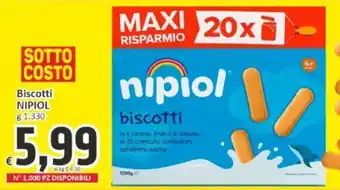 Biscotti NIPIOL g 1.330