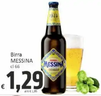 Paghi Poco Birra MESSINA cl 66 offerta