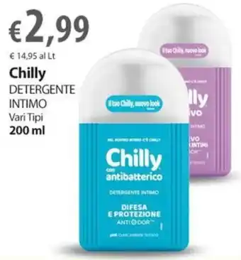 Extra Supermercati Chilly DETERGENTE INTIMO Vari Tipi 200 ml offerta