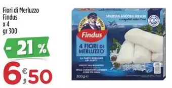 Crai Fiori di Merluzzo Findus x 4 gr 300 offerta