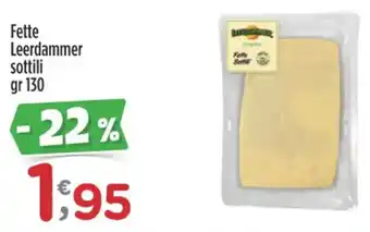 Crai Fette Leerdammer sottili gr 130 offerta