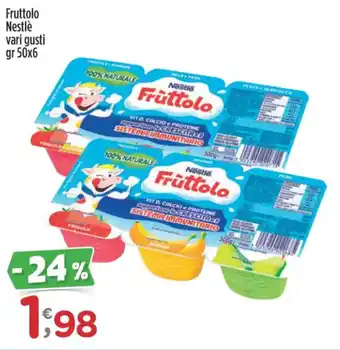 Crai Fruttolo Nestlè vari gusti gr 50x6 offerta