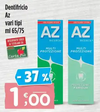 Crai Dentifricio Az vari tipi ml 65/75 offerta