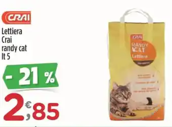 Crai CRAI Lettiera Crai randy cat It 5 offerta
