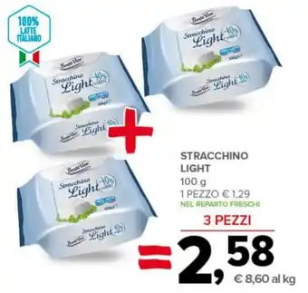 Todis STRACCHINO LIGHT 100 g offerta