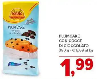 Todis PLUMCAKE CON GOCCE DI CIOCCOLATO 350 g offerta