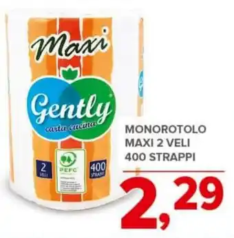 Todis MONOROTOLO MAXI 2 VELI 400 STRAPPI offerta