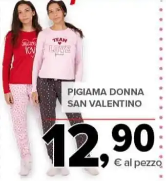 Todis PIGIAMA DONNA SAN VALENTINO offerta