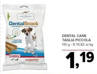 Todis DENTAL CANE TAGLIA PICCOLA 110 g offerta