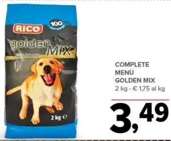 Todis COMPLETE MENÙ GOLDEN MIX 2 kg offerta