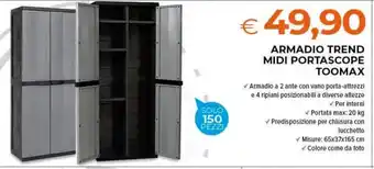 Todis ARMADIO TREND MIDI PORTASCOPE TOOMAX offerta
