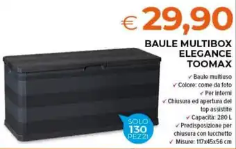 Todis BAULE MULTIBOX ELEGANCE TOOMAX offerta