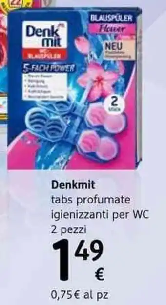 dm drogerie markt Denkmit tabs profumate igienizzanti per WC 2 pezzi offerta