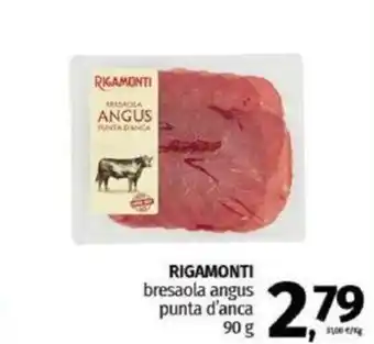 RIGAMONTI bresaola angus punta d'anca 90 g