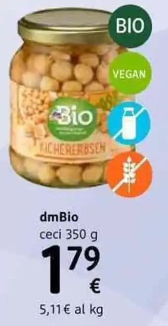 dm drogerie markt dmBio ceci 350 g offerta
