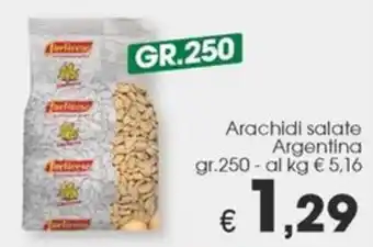 Despar Arachidi salate Argentina gr 250 offerta