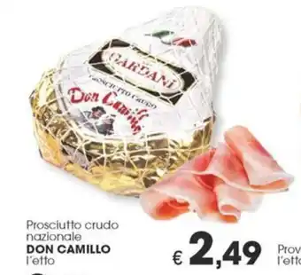 Despar Prosciutto crudo nazionale DON CAMILLO l'etto offerta