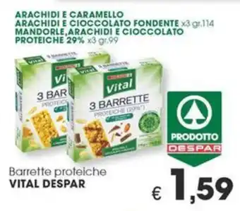 Despar Barrette proteiche VITAL DESPAR offerta