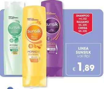 Despar LINEA SUNSILK vari tipi offerta