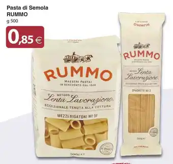 Docks Cash&Carry Pasta di Semola RUMMO g 500 offerta