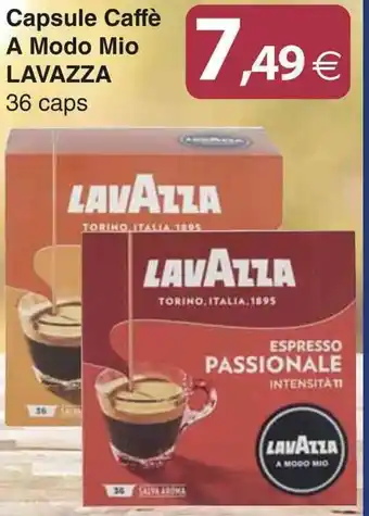 Docks Cash&Carry Capsule Caffè A Modo Mio LAVAZZA 36 caps offerta