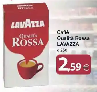 Docks Cash&Carry Caffè Qualità Rossa LAVAZZA g 250 offerta