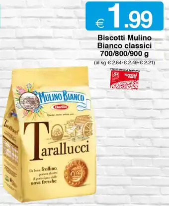 Sì con te Biscotti Mulino Bianco classici 700/800/900 g offerta