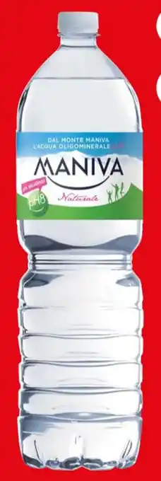 MEGA MANIVA acqua minerale naturale litri 2 offerta