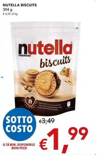 Migross Supermercati e Market NUTELLA BISCUITS 304 g offerta