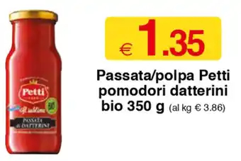 Passata/polpa Petti pomodori datterini bio 350 g