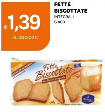 Ekom FETTE BISCOTTATE INTEGRALI G 460 offerta