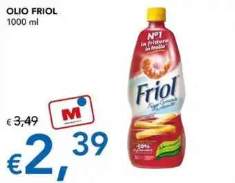 Migross Supermercati e Market OLIO FRIOL 1000 ml offerta