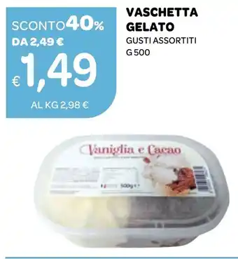 Ekom VASCHETTA GELATO GUSTI ASSORTITI G 500 offerta