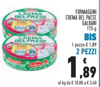 Conad Margherita FORMAGGINI CREMA BEL PAESE GALBANI 175g offerta