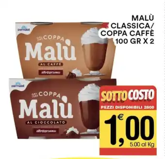 Gecop MALÙ CLASSICA/ COPPA CAFFÈ 100 GR X 2 offerta
